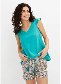 Shortama met kant (2-dlg. set), bonprix