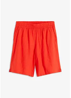 Instapbermuda in een luchtige linnenmix, bonprix