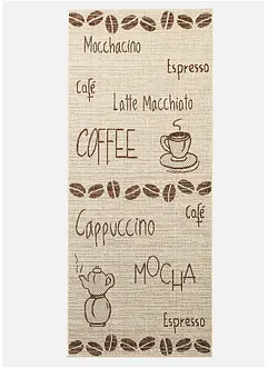 Vloerkleed met cappuccinomotief, bonprix