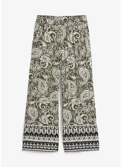 Wijde palazzo broek in een zachte viscosemix, bonprix