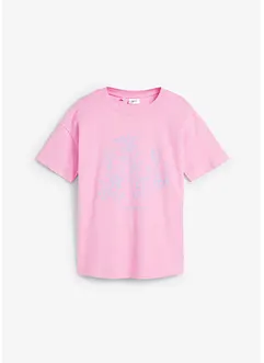 T-shirt met print van biologisch katoen, bonprix