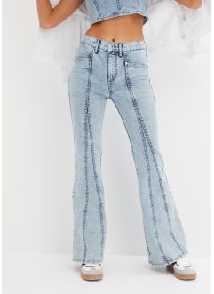 Flared jeans met high waist, bonprix