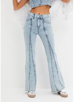 Flared jeans met high waist, bonprix