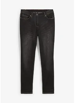 Stretch boyfriend jeans, mid waist, bonprix