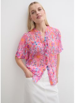 Chiffon blouse met korte mouwen, bpc selection