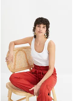 Geribde top, bonprix