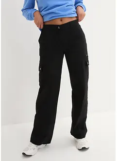 Mid waist cargo jeans in een katoenmix, bonprix