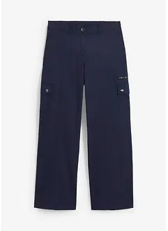 Mid waist cargo jeans in een katoenmix, bonprix