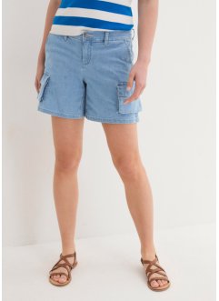 Cargo jeans short, mid waist, John Baner JEANSWEAR