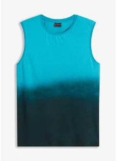 Muscle shirt met kleurverloop van biologisch katoen, slim fit, bonprix