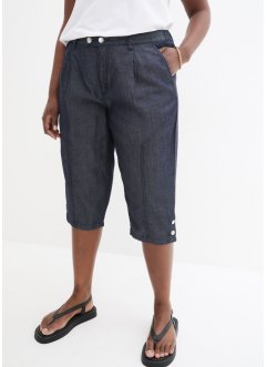 Mid waist capri jeans, wide leg, John Baner JEANSWEAR