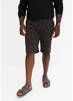 Chino bermuda met print, slim fit, bpc selection