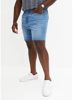 Lange jeans short met comfortband, loose fit, John Baner JEANSWEAR