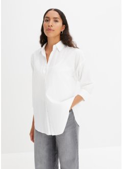 Oversized blouse van katoen met 3/4 mouwen, bonprix