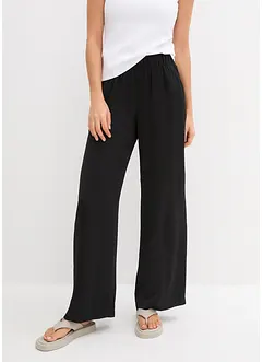 Lichte Palazzobroek van gestructureerd materiaal, bonprix