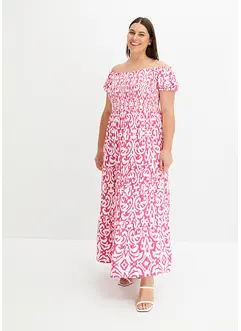 Gedessineerde maxi jurk van een viscose mix, bonprix