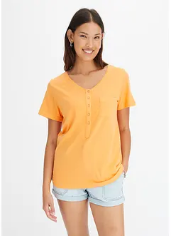 T-shirt van katoen-viscosemix, bonprix