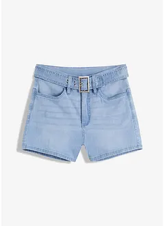 Jeans short met riem (2-dlg. set), bonprix