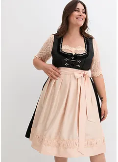 Dirndl schort in suède look, bonprix