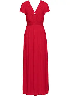Maxi zomerjurk met kant, korte maat, bonprix