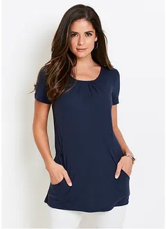 Longshirt met viscose, bonprix