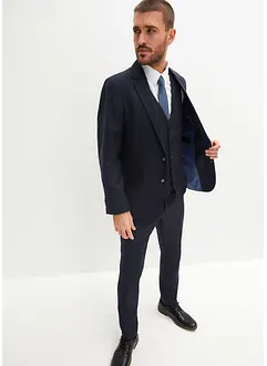Pak met gilet en stropdas, slim fit (4-dlg. set), bonprix