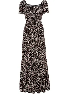 Maxi jurk van viscose, korte maat, bonprix