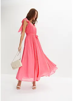 Chiffon jurk met strikdetails, bonprix