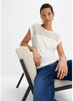 Shirt met kant, bonprix