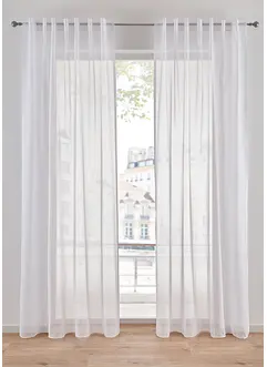 Transparant, effen gordijn (1 stuk), bonprix