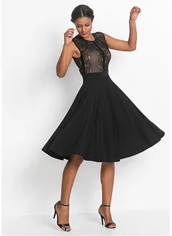 Jurk met kant, bonprix