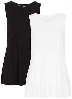 Lange top in een viscosemix (set van 2), bonprix