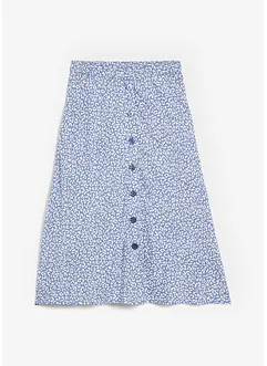Viscose midi rok met zakken, bonprix