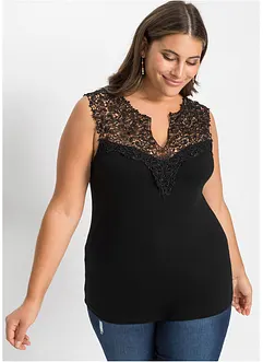 Shirt met kant, bonprix