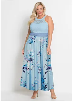 Jersey jurk met kanten lijfje, bonprix