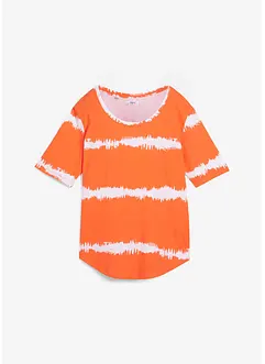 Batik shirt van biologisch katoen, halflange mouw, bonprix