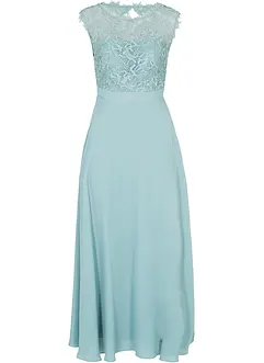 Maxi galajurk met kant, bonprix