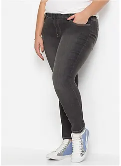 Skinny jegging mid waist met comfortband, bonprix