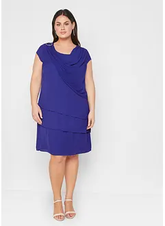 Chiffon jurk in layerlook, bonprix