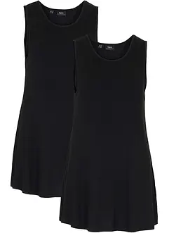 Lange top in een viscosemix (set van 2), bonprix