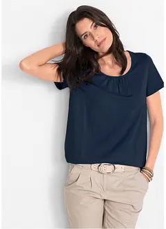 Katoenen shirt, korte mouw, bonprix