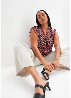 Gedessineerde blousetop, bonprix