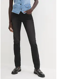 Straight jeans mid waist, super stretch met comfortband, bonprix