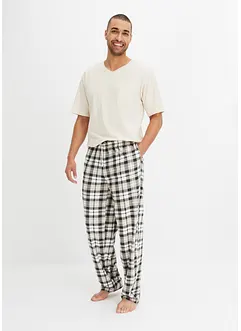 Pyjama met korte mouwen van biologisch katoen, bonprix