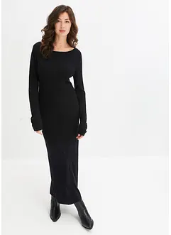 Gebreide maxi jurk, bonprix