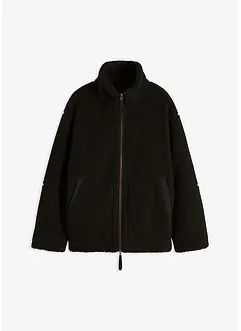Gevoerde teddy fleece jas, bonprix