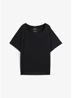 Sporttop met mesh shirt (2-dlg. set), bonprix