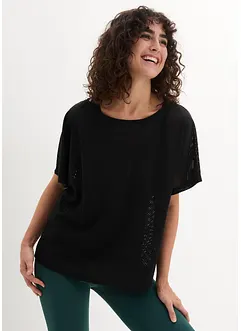 Sporttop met mesh shirt (2-dlg. set), bonprix