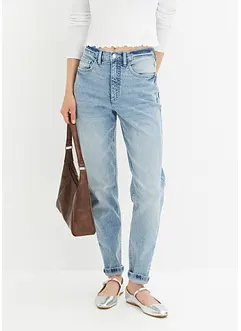 Mom stretch jeans met high waist, John Baner JEANSWEAR