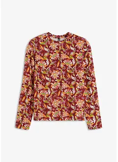 Longsleeve met bloemenprint, bonprix